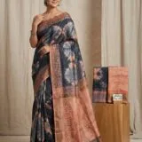 Premium Silk Vegetable Dye Batik Saree
